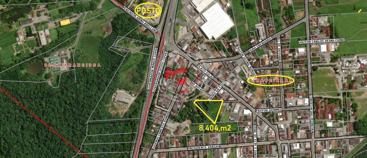 Terreno/Lote à venda  no Pirabeiraba (Pirabeiraba) - Joinville, SC. Imóveis