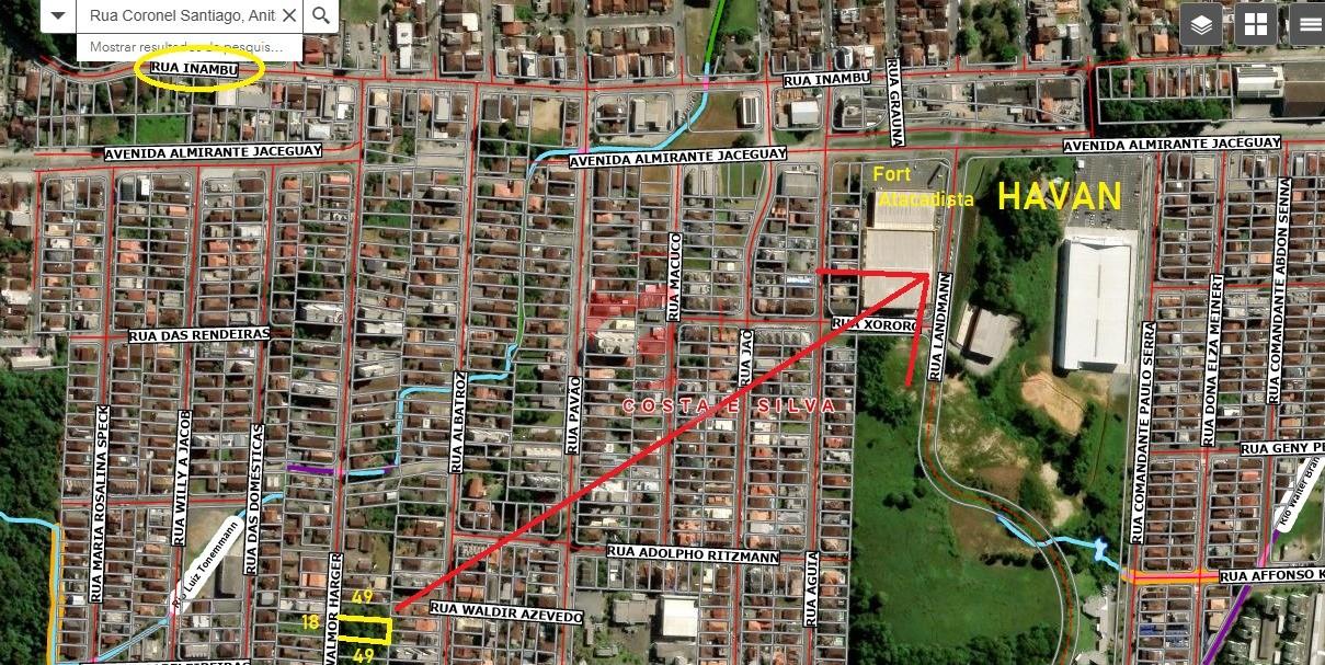 Terreno/Lote à venda  no Costa e Silva - Joinville, SC. Imóveis